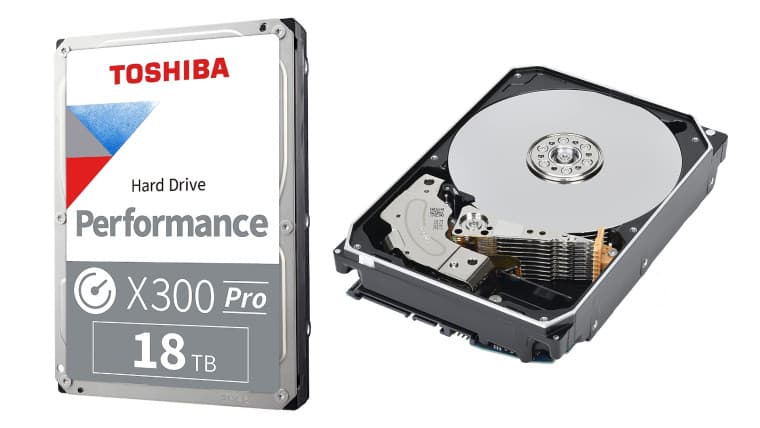 A picture of a Toshiba X300 HDD