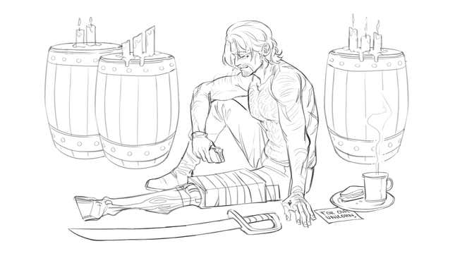 Image for article titled Our Flag Means Death's Finale Was Full of Hurt For Izzy Hands Fans