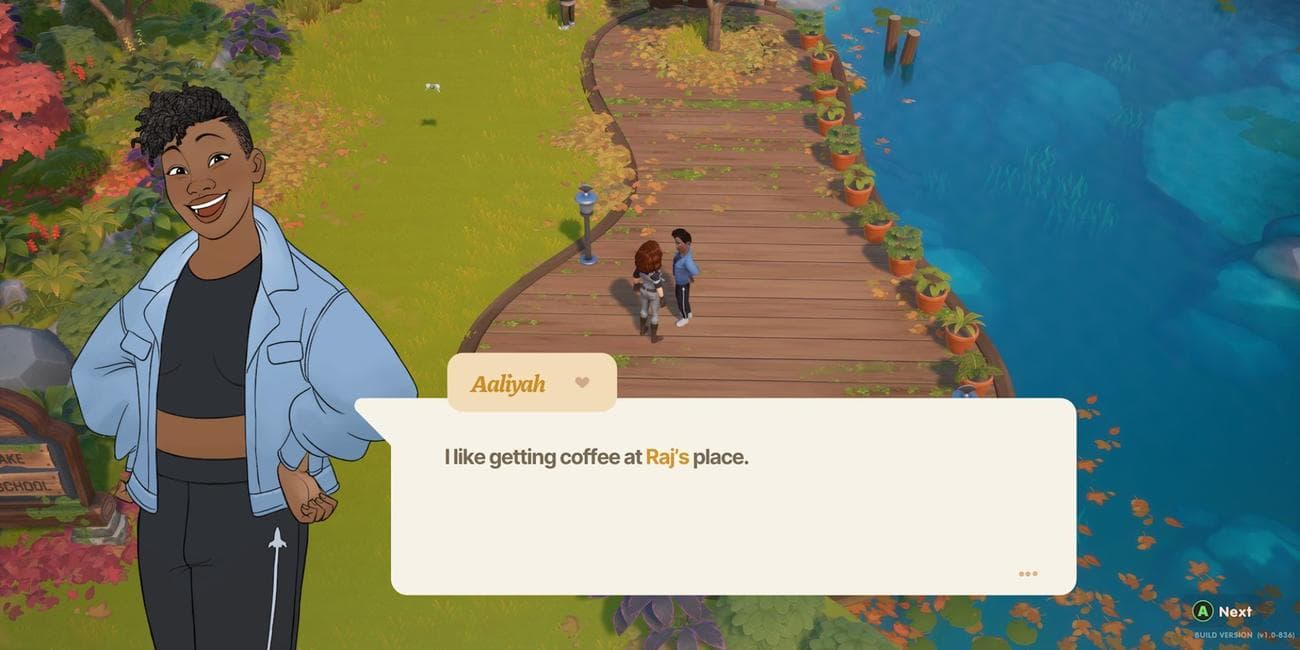 Aaliyah δίπλα στη λίμνη στο Coral Island