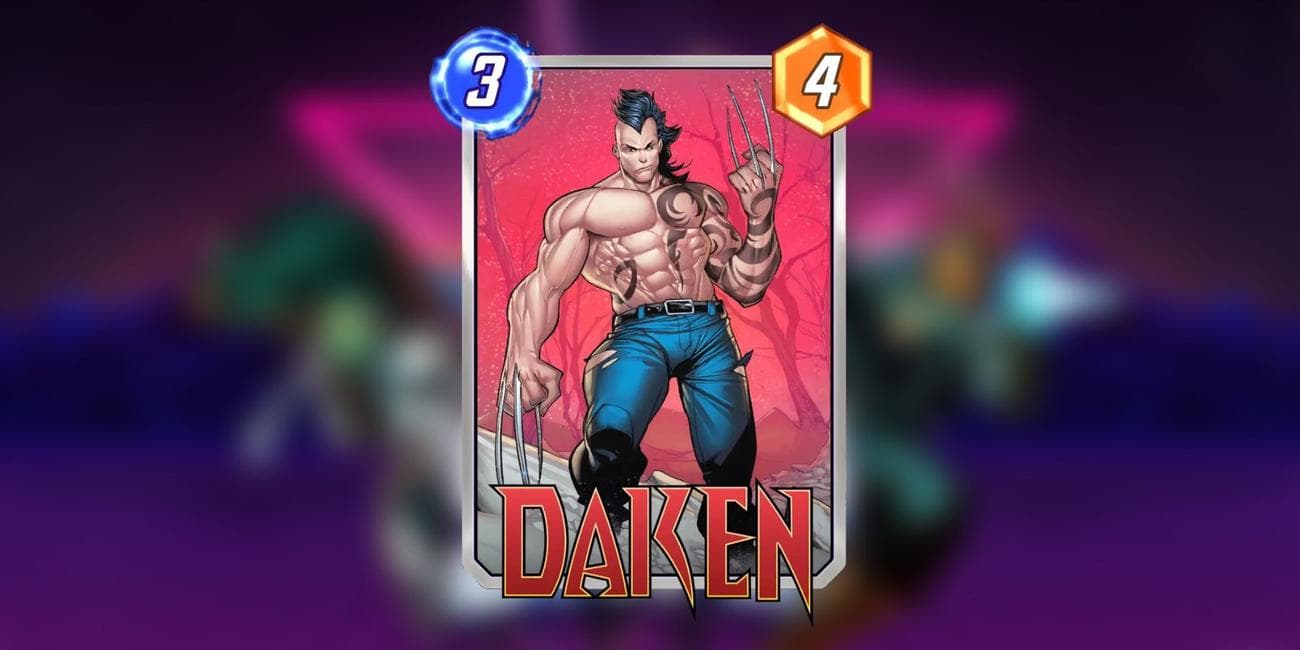 daken κάρτα στο snap της marvel.