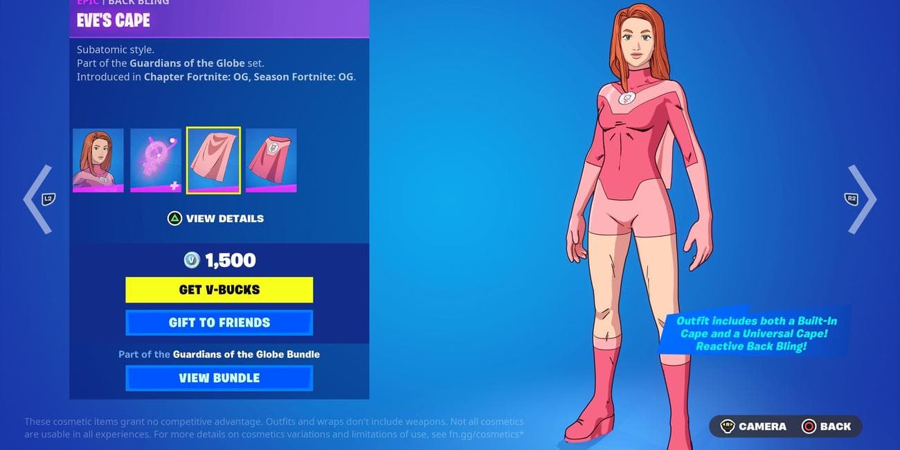 atom eve skin στο fortnite