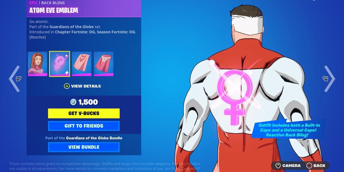 έμβλημα fortnite atom eve