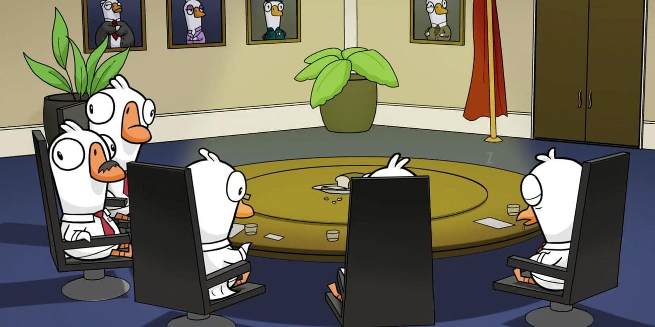 A Goose Goose Duck meeting