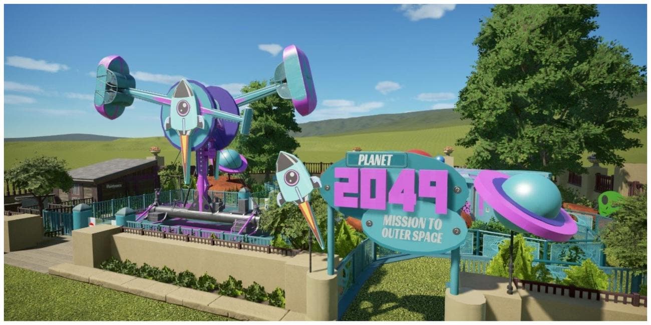 Θέμα επιστημονικής φαντασίας Planet Coaster