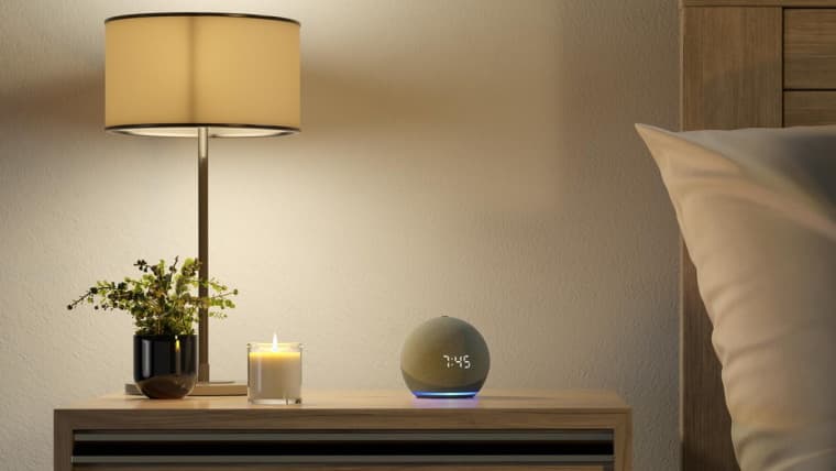 echo dot 4ης γενιάς με ρολόι