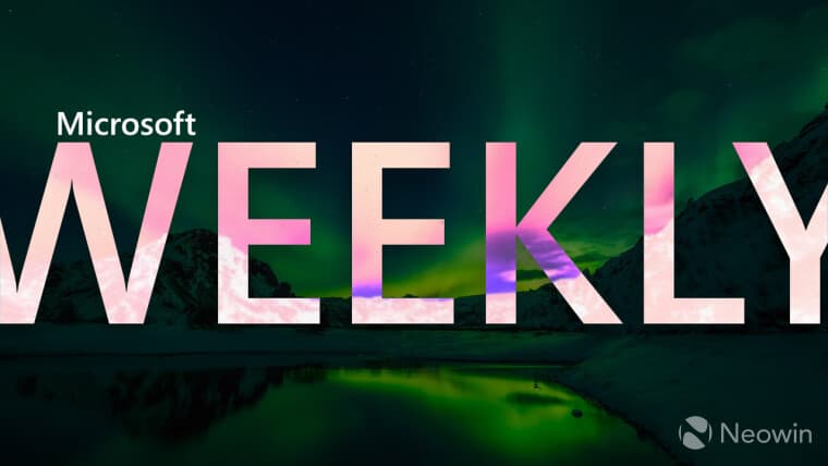 A Microsoft Weekly Banner