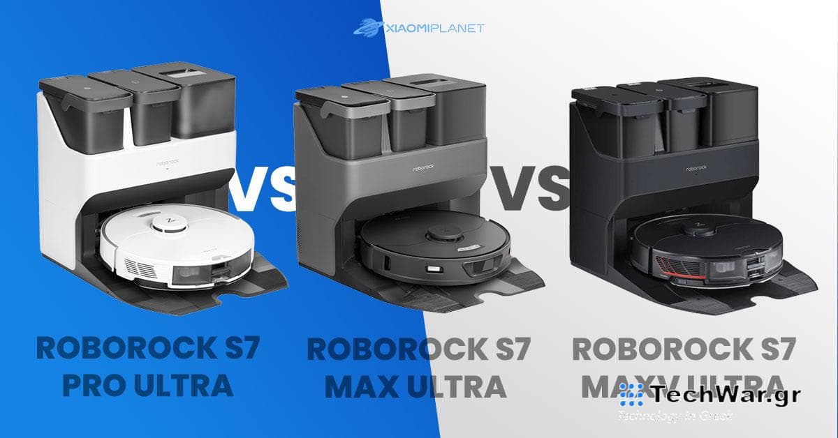 Roborock S7 Pro Ultra vs S7 Max Ultra vs S7 MaxV Ultra