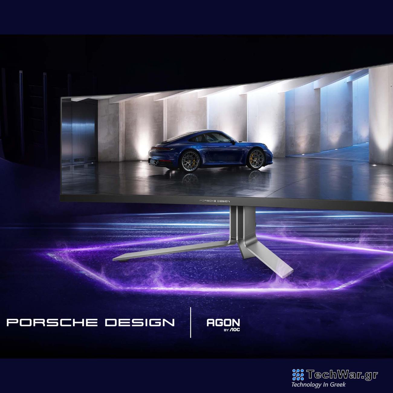 Η Porsche Design και η AGON by AOC αποκαλύπτουν το νέο κυρτό gaming monitor PD49