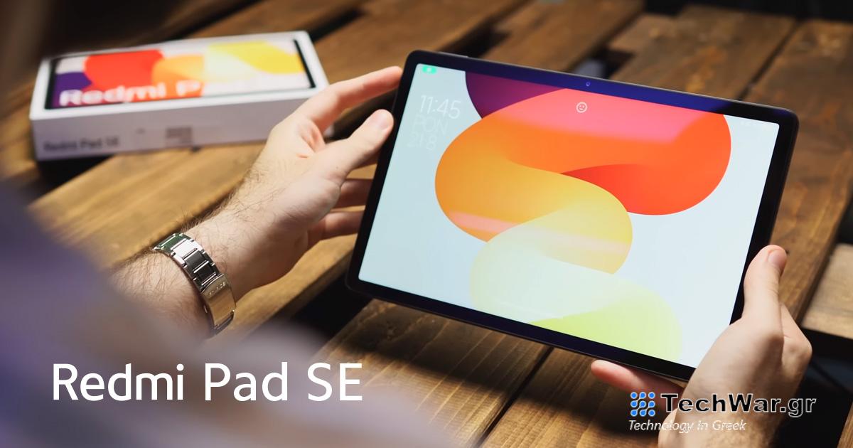 Τελευταία κουπόνια για το Redmi Pad SE σε έκδοση 8+256 GB, αποθήκη ΕΕ, 2 χρόνια εγγύηση: οθόνη 11", Snapdragon 680 και 4 στερεοφωνικά ηχεία