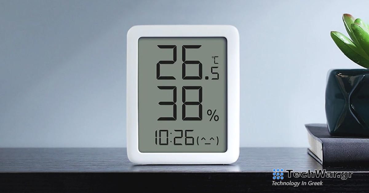 Η Xiaomi και η Miaomiaoce παρουσιάζουν ένα θερμόμετρο και ένα υγρόμετρο με μεγάλη οθόνη
