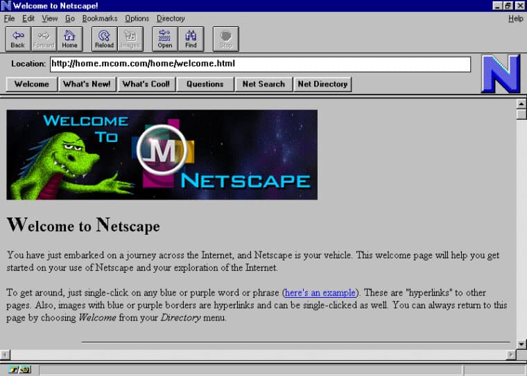Μια γρήγορη ματιά στην κυκλοφορία του Netscape Navigator 1.0 πριν από 29 χρόνια αυτήν την εβδομάδα, Μια γρήγορη ματιά στην κυκλοφορία του Netscape Navigator 1.0 πριν από 29 χρόνια αυτήν την εβδομάδα, TechWar.gr