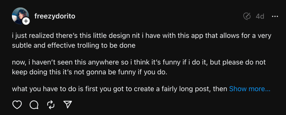 Οι νέες ετικέτες χωρίς κατακερματισμό του Threads άνοιξαν την πόρτα για την πιο ανόητη μορφή τρολάρισμα, Οι νέες ετικέτες χωρίς κατακερματισμό του Threads άνοιξαν την πόρτα για την πιο ανόητη μορφή τρολάρισμα, TechWar.gr