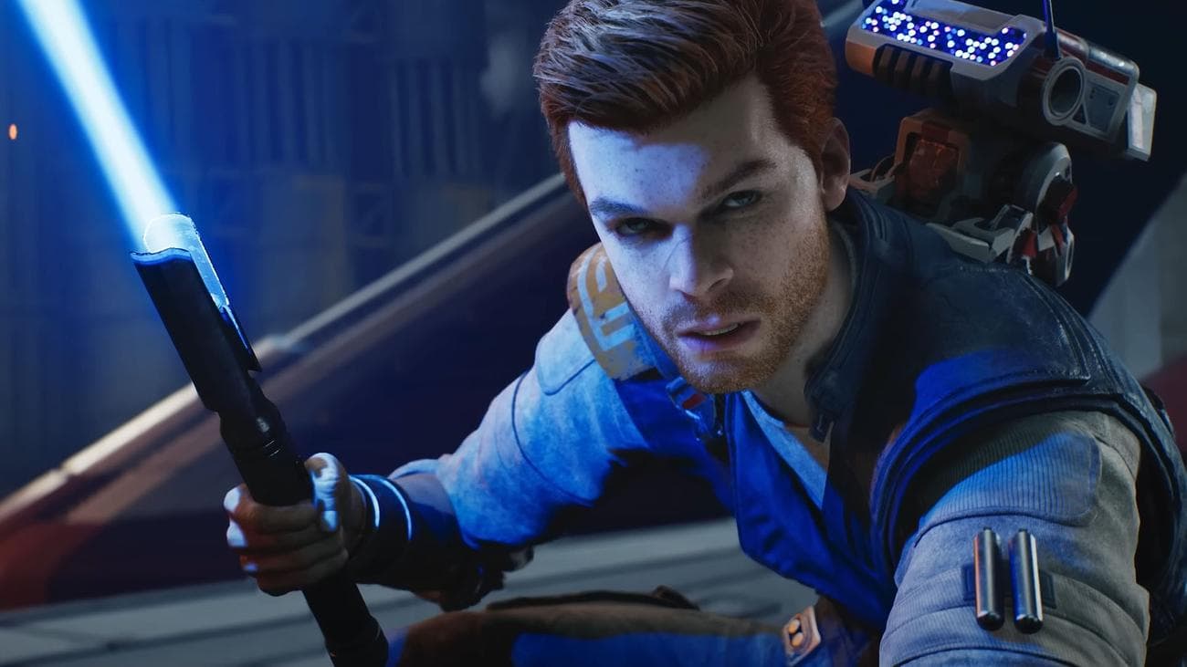 Star Wars Jedi: Survivor Cal Kestis με Lightsaber.