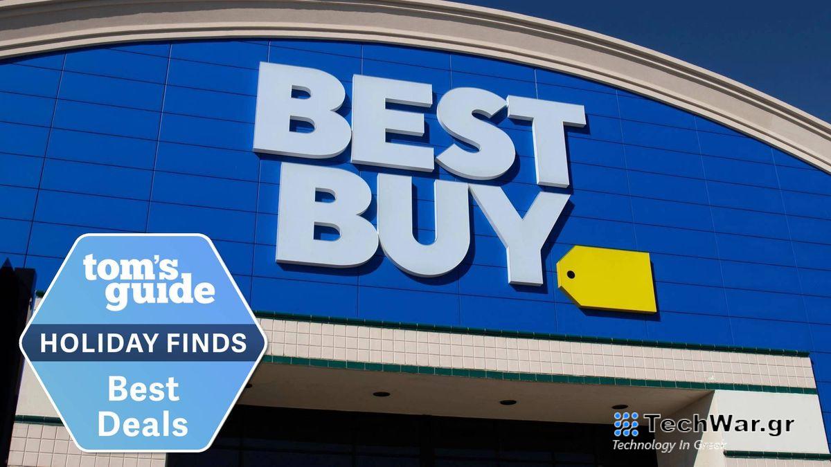 best buy storefront with a Tom