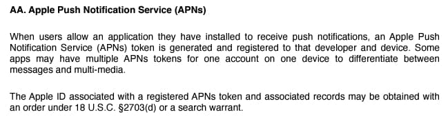 Η Apple δυσκολεύει την κυβέρνηση να κατασκοπεύει τις ειδοποιήσεις push σας, Η Apple δυσκολεύει την κυβέρνηση να κατασκοπεύει τις ειδοποιήσεις push σας, TechWar.gr