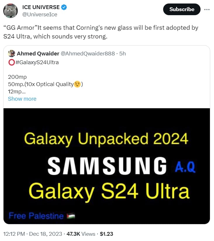 Διέρρευσε η πιθανή RAM της σειράς Galaxy S24, η αποθήκευση και η έκδοση Gorilla Glass, Διέρρευσε η πιθανή RAM της σειράς Galaxy S24, η αποθήκευση και η έκδοση Gorilla Glass, TechWar.gr