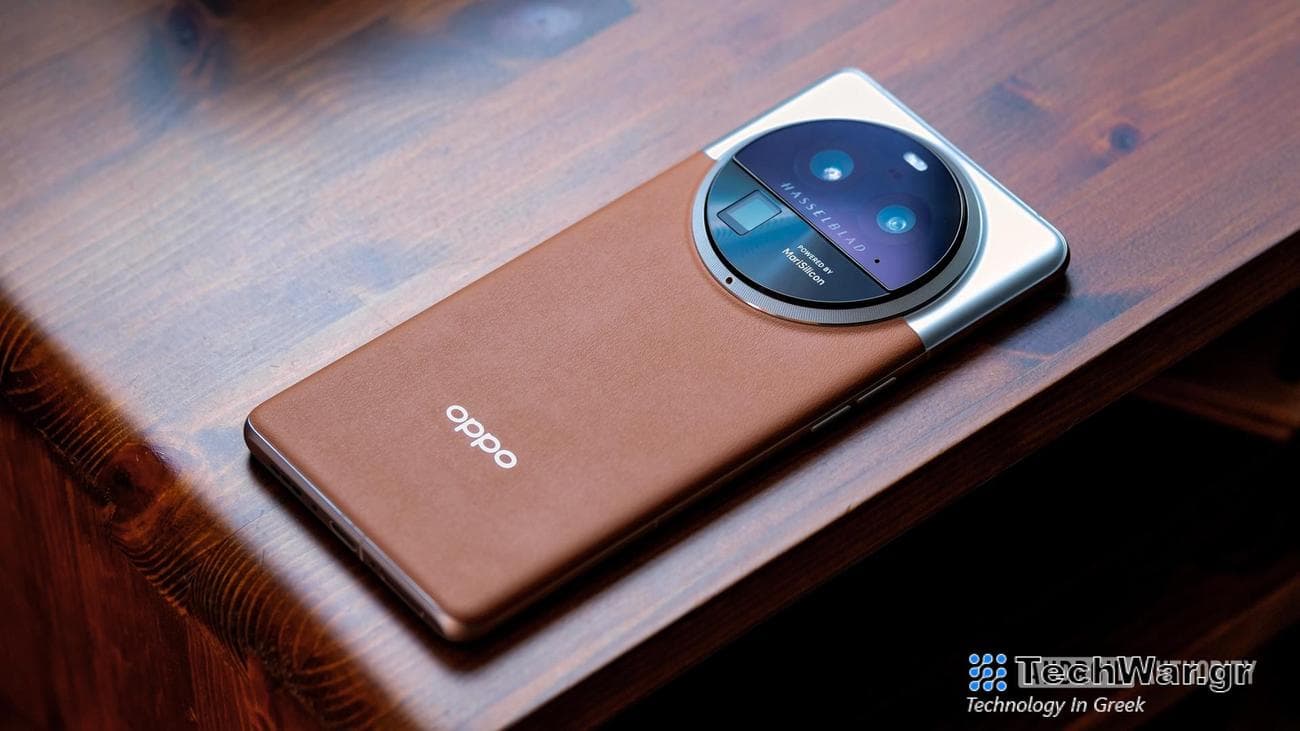 OPPO Find X6 Pro back on wooden table