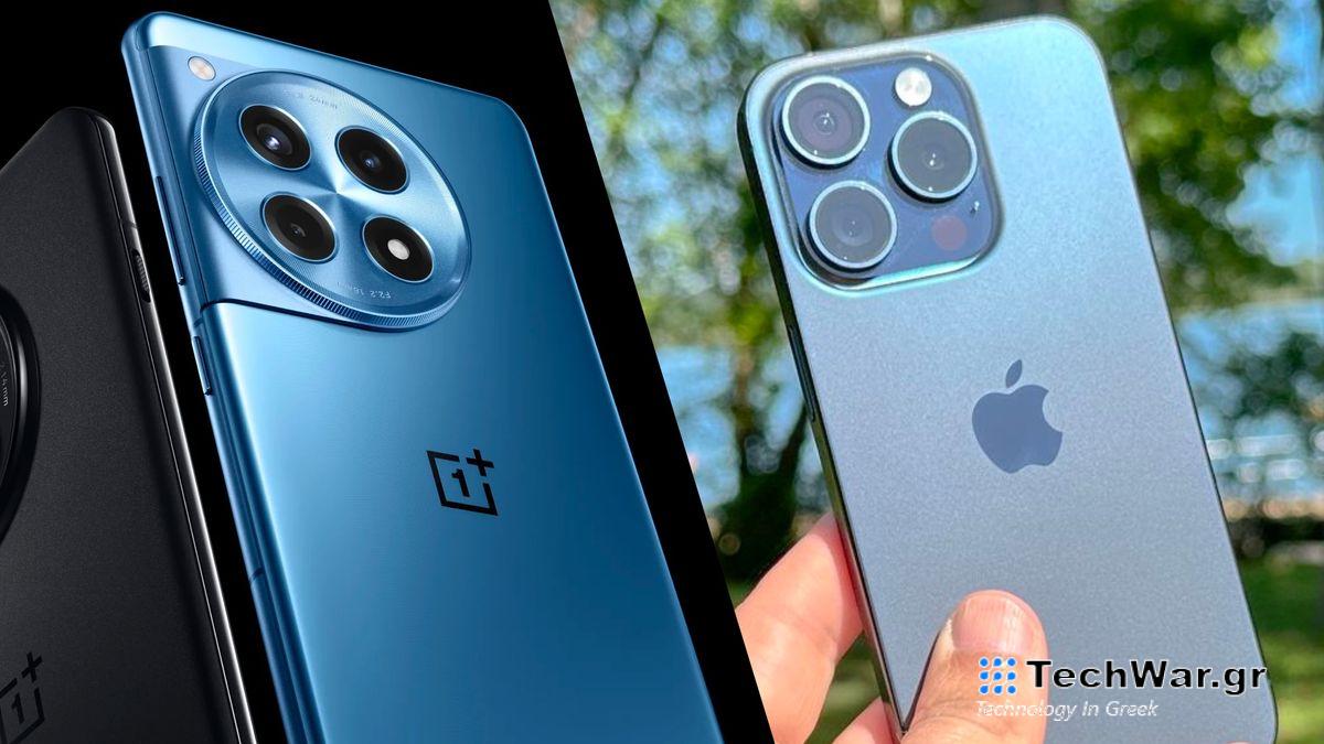 OnePlus 12 vs iPhone 15 Pro