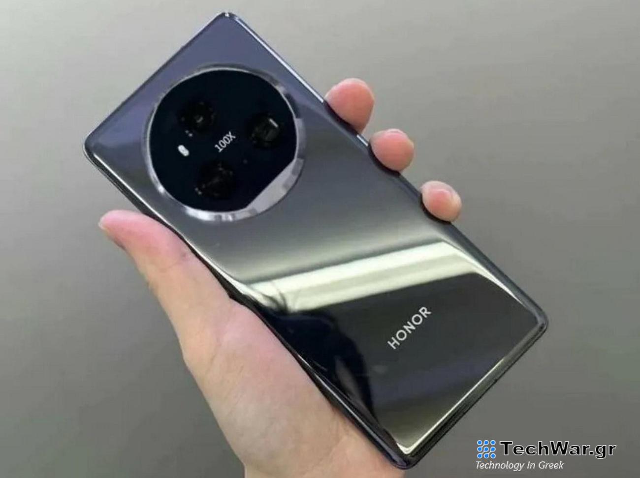 Real life φωτογραφία του Honor Magic6 δείχνει την όμορφη σχεδίαση της κάμερας