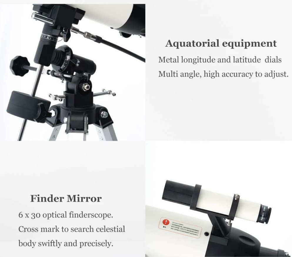 Beebest XA90 : Διαθλαστικό τηλεσκόπιο 90mm με 2 φακούς έως και x100 Zoom και στιβαρή κατασκευή, για μια ματιά στα αστέρια!, Beebest XA90 : Διαθλαστικό τηλεσκόπιο 90mm με 2 φακούς έως και x100 Zoom και στιβαρή κατασκευή, για μια ματιά στα αστέρια!, TechWar.GR