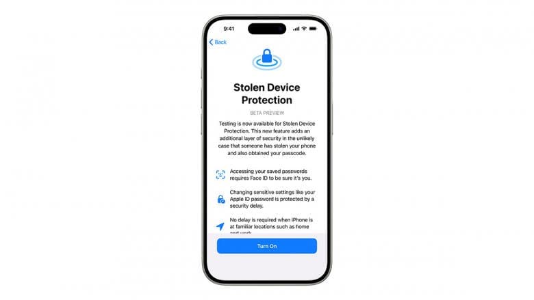 Apple: Το iOS 17.3 beta φέρνει προστασία από κλοπή συσκευής, Apple: Το iOS 17.3 beta φέρνει προστασία από κλοπή συσκευής, TechWar.gr