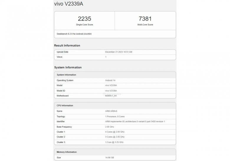 iQOO Neo9 Pro: πέρασε το Geekbench με Dimensity 9300 SoC, iQOO Neo9 Pro: πέρασε το Geekbench με Dimensity 9300 SoC, TechWar.gr