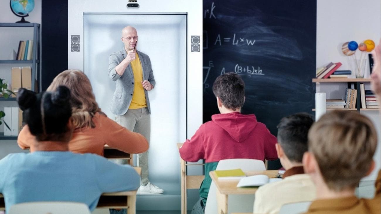 Proto ολογραφική τεχνολογία επικοινωνίας