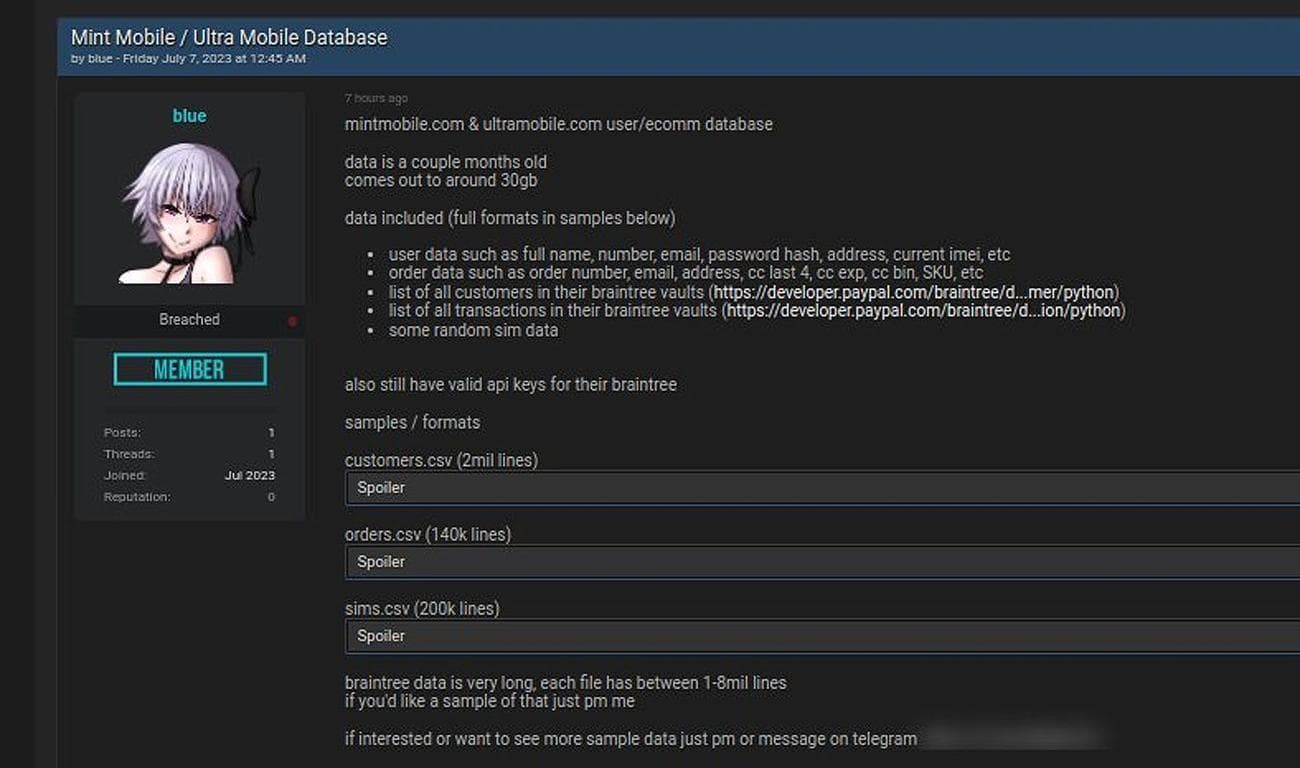 Η Mint Mobile αποκαλύπτει νέα παραβίαση δεδομένων που αποκαλύπτει δεδομένα πελατών, Η Mint Mobile αποκαλύπτει νέα παραβίαση δεδομένων που αποκαλύπτει δεδομένα πελατών, TechWar.gr