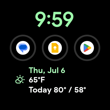 Ρολόι Pixel με μια ματιά