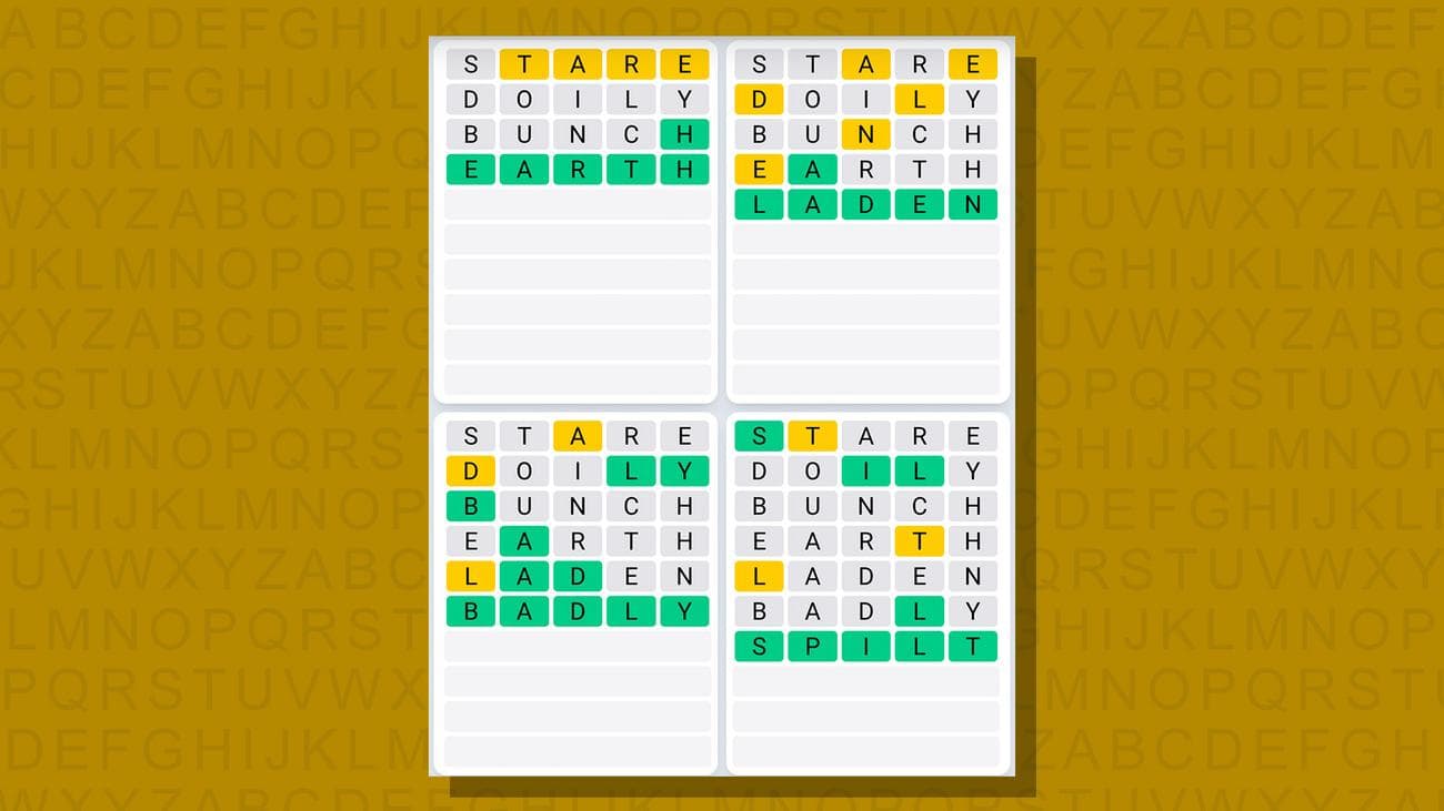 Quordle σήμερα - υποδείξεις και απαντήσεις για την Τρίτη 12 Δεκεμβρίου (παιχνίδι #687), Quordle σήμερα – υποδείξεις και απαντήσεις για την Τρίτη 12 Δεκεμβρίου (παιχνίδι #687), TechWar.gr