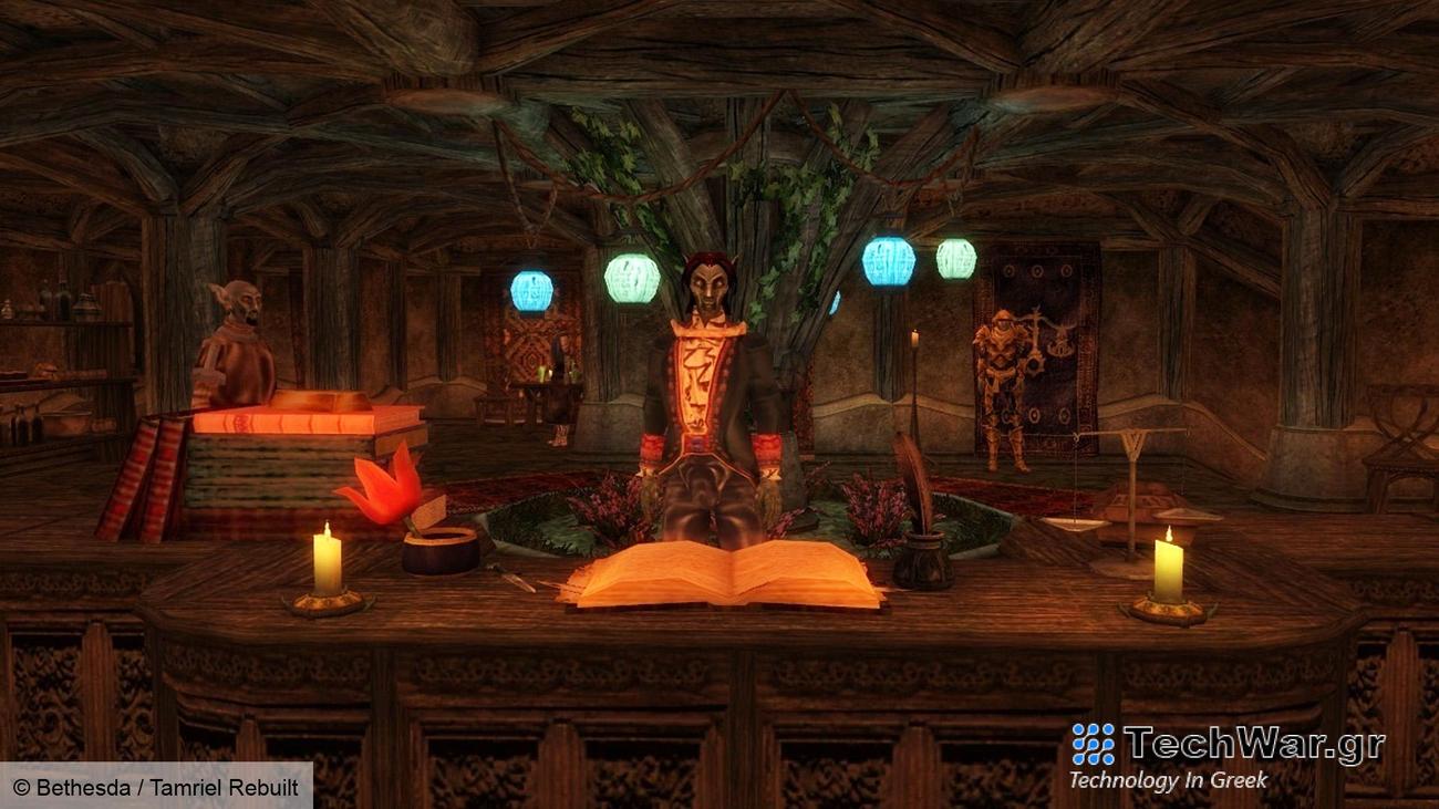 Αυτό το τεράστιο mod Morrowind μοιράζεται τη λαμπρή τέχνη του στα παρασκήνια
