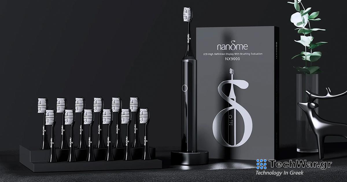 Βόμβα τιμών στο Maldo.sk: Η οδοντόβουρτσα Sonic Xiaomi Nandme NX9000 έχει έως και 12 κεφαλές στη συσκευασία για 3 χρόνια καθαρισμού!