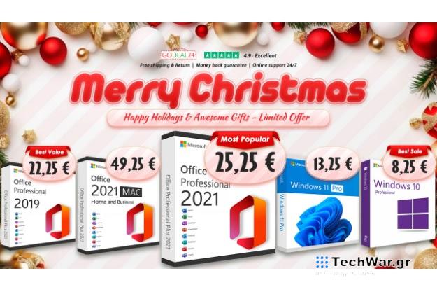 Γνήσια Microsoft Office 2021 μόνο με 25€ από την Godeal24