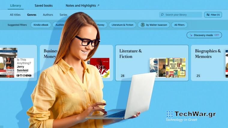 Amazon Your Books hub