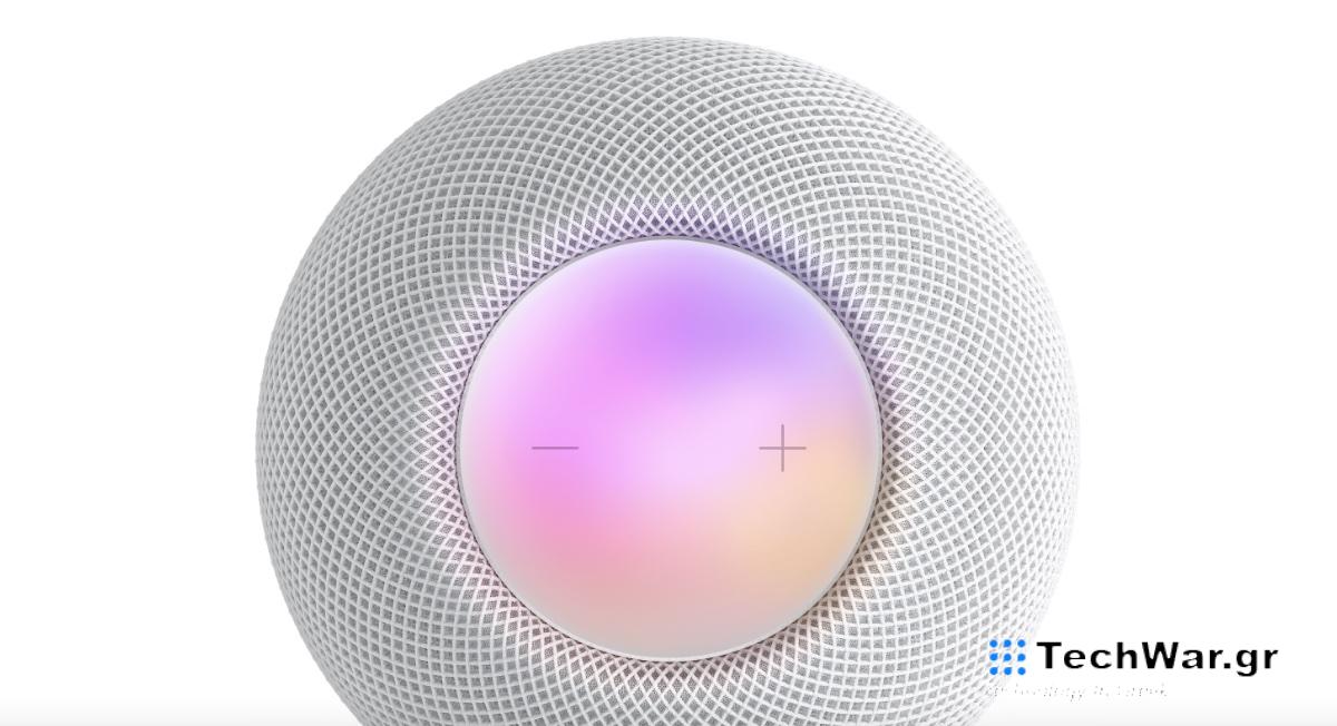 Apple redesigned Homepod with a curved LCD display