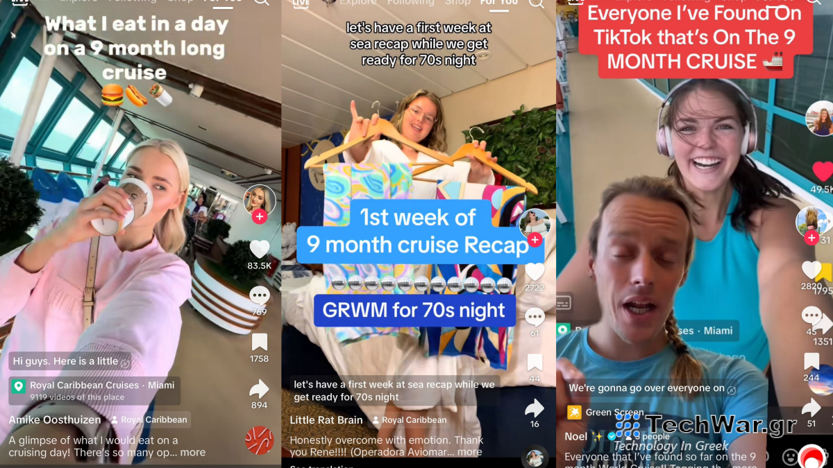 Η τελευταία εμμονή του TikTok είναι η 9μηνη Royal Caribbean World Cruise