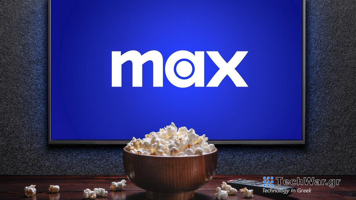 Max on a TV screen with a bowl of popcorn