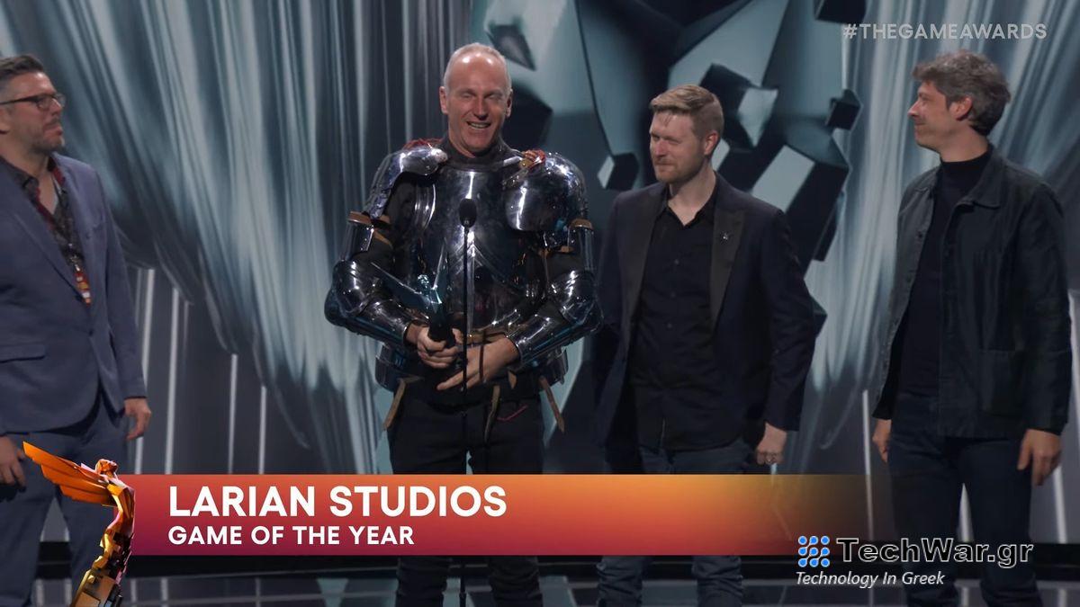 Swen Vincke at The Game Awards