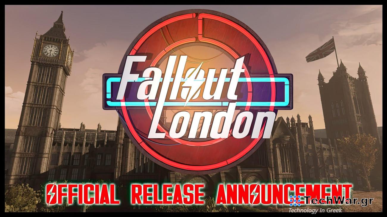 Το Fallout London Total Conversion Mod θα κυκλοφορήσει τον Απρίλιο Το Fallout London Total Conversion Mod θα κυκλοφορήσει τον Απρίλιο του 2024, διαθέτει χώρο με δυνατότητα αναπαραγωγής τόσο μεγάλο όσο το βασικό παιχνίδι + DLC