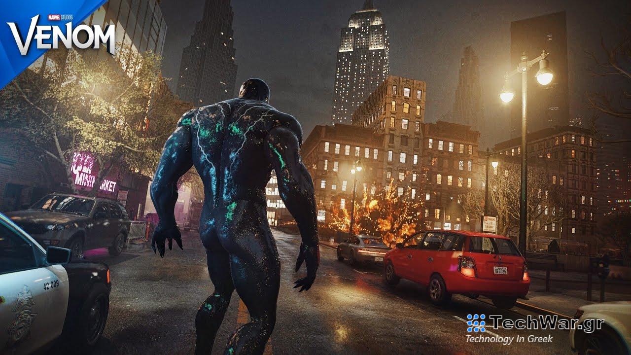 insomniac marvel venom unreal engine 5