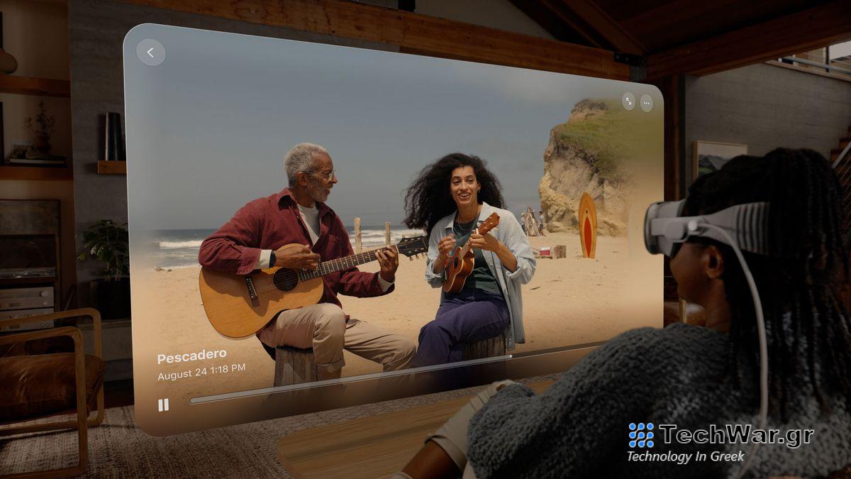 Apple Vision Pro spatial videos