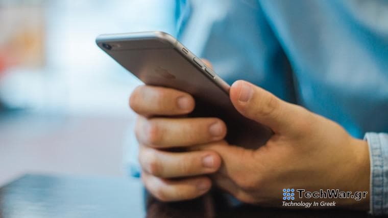 A person holding a phone