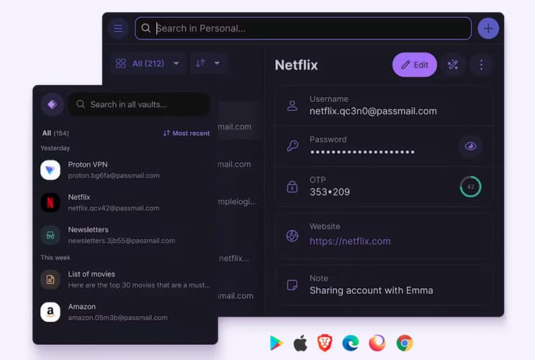 Proton Pass Password Manager