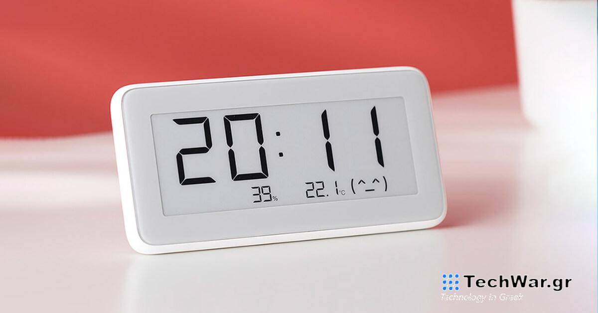  Το έξυπνο ρολόι Xiaomi Mijia Pro διαθέτει οθόνη E-ink, μετρά τη θερμοκρασία και την υγρασία.  Έλαβαν νέο κουπόνι με χαμηλή τιμή
