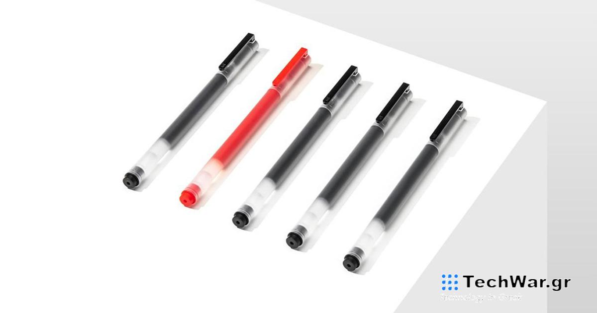  Το τζελ στυλό Xiaomi Mijia έχει ιαπωνική μελάνη και διαρκεί έως και 170.000 λέξεις.  Είναι γελοία φθηνό στο Aliexpress
