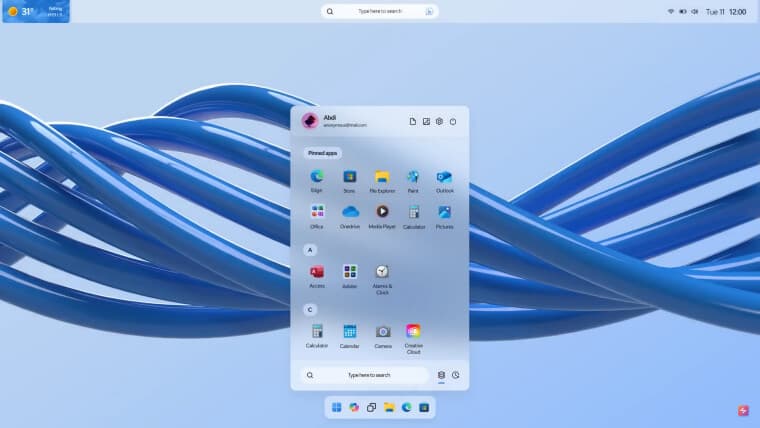 a Windows 12 concept called the revolutionary