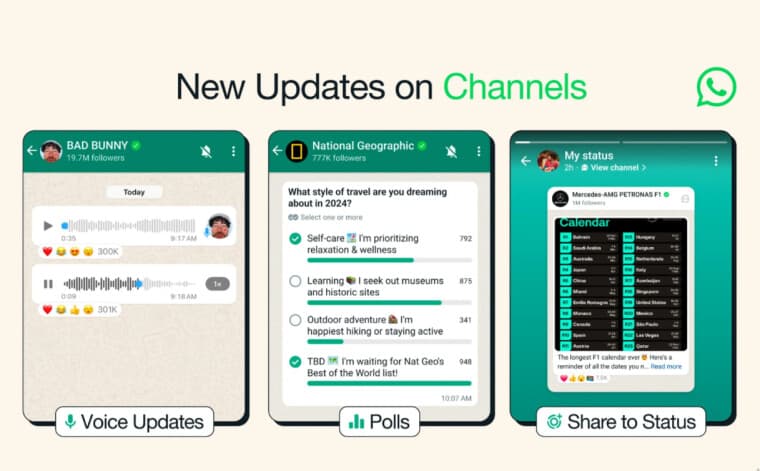 New features on WhatsApp