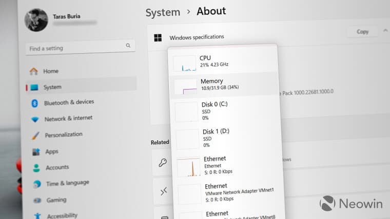 Η Microsoft πιθανότατα θα ορίσει τη βασική γραμμή RAM 16 GB για υπολογιστές με τεχνητή νοημοσύνη με Windows «12»., Η Microsoft πιθανότατα θα ορίσει τη βασική γραμμή RAM 16 GB για υπολογιστές με τεχνητή νοημοσύνη με Windows «12»., TechWar.GR