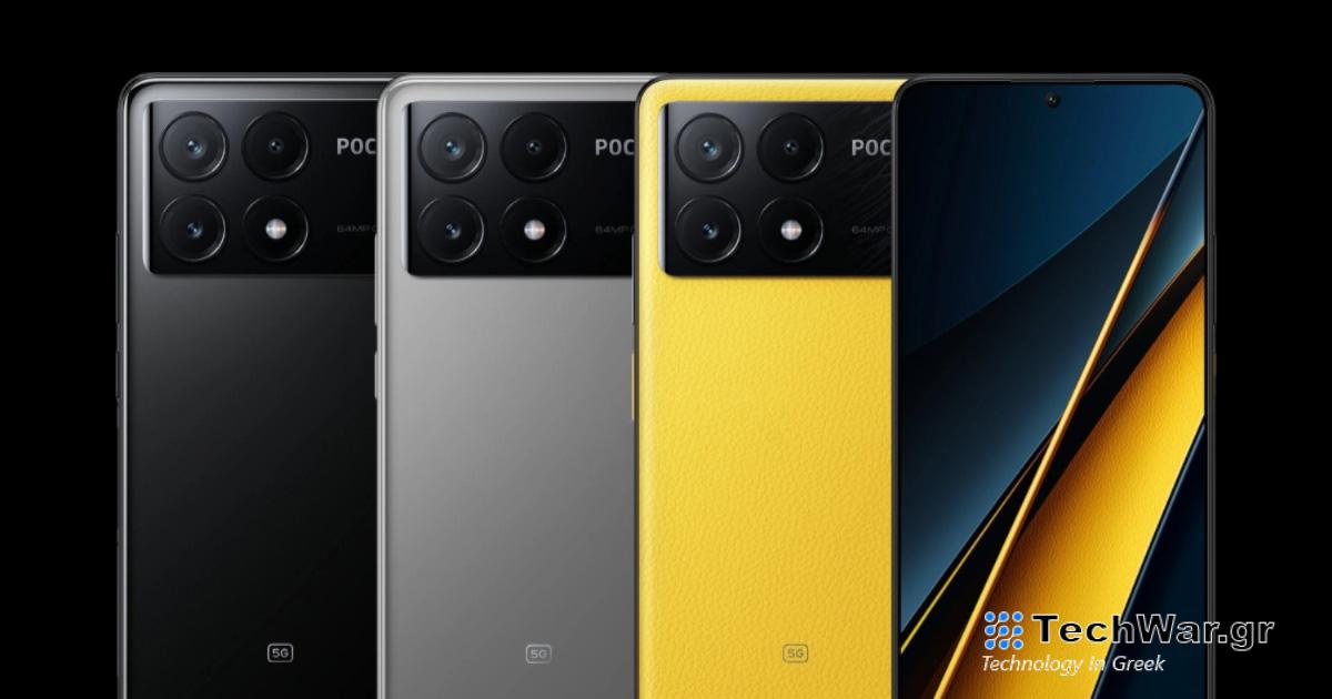 Διέρρευσαν οι βασικές προδιαγραφές και τα renders των αναμενόμενων smartphone POCO X6, POCO X6 Pro 5G και POCO M6 Pro