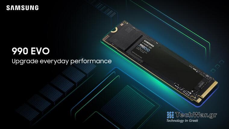 The Samsung 990 EVO SSD drive